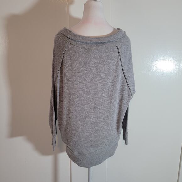 We The Free Size S Palisades Long Sleeve Wide Neck Free People Raglan Sleeve - Picture 4 of 9